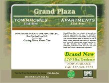 Tablet Screenshot of grandplazaapts.com
